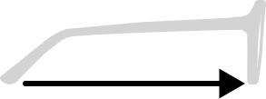 Temple length